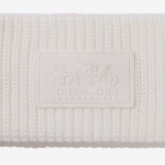 2/$80 COACH Cable Knit Winter Headband - Picture 3 of 8